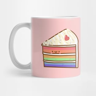 rainbow cake doodle design Mug